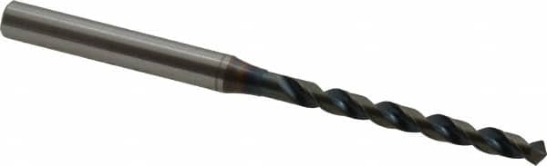 OSG - #21 120° Vanadium High Speed Steel Jobber Drill - WD1 Finish, Right Hand Cut, Spiral Flute, Straight Shank, 87mm OAL, Faceted Point - Americas Industrial Supply