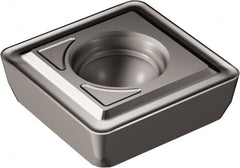 Sandvik Coromant - 88006P LM Grade 4324 Carbide Indexable Drill Insert - TiCN/Al2O3 Finish, Square, 10.65mm Inscribed Circle - Americas Industrial Supply