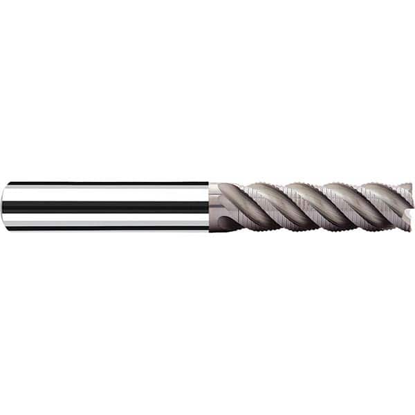 Fraisa - 3/8" Diam, 2" LOC, 4 Flute Solid Carbide Roughing Square End Mill - Exact Industrial Supply
