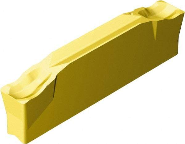 Sandvik Coromant - N123J1-...J CR 2135 Grade, 0.1969" Cutting Width, Carbide Cutoff Insert - 0° Neutral Lead Angle, 0.0156" Cnr Rad, TiCN/Al2O3/TiN Coated - Americas Industrial Supply