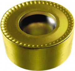 Sandvik Coromant - RCMT0803M0 RCMT Grade 235 Carbide Turning Insert - TiCN/TiN Finish, Round, 8mm Inscr Circle, 1/8" Thick - Americas Industrial Supply