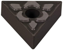 Seco - TNMG333 MF4 Grade TM2000 Carbide Turning Insert - TiCN/Al2O3 Finish, 60° Triangle, 3/8" Inscr Circle, 3/16" Thick, 3/64" Corner Radius - Americas Industrial Supply