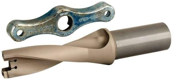 Iscar - 29/32 to 0.941" Diam, 3xD, 2.71" Max Depth, 1" Shank Diam, Replaceable Tip Drill - 23 Seat Size, DCM Toolholder, Series ChamDrill - Americas Industrial Supply