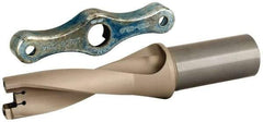 Iscar - 29/32 to 0.941" Diam, 3xD, 2.71" Max Depth, 1" Shank Diam, Replaceable Tip Drill - 23 Seat Size, DCM Toolholder, Series ChamDrill - Americas Industrial Supply
