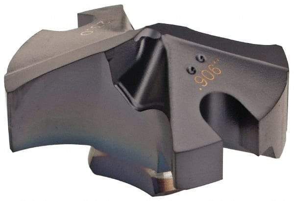 Iscar - Series IDI-SG, 0.906" Diam Grade IC908 140° Replaceable Drill Tip - Carbide, TiAlN Finish - Americas Industrial Supply