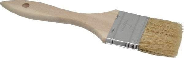 Premier Paint Roller - 1" Flat Hog Chip Brush - 1-3/4" Bristle Length, 5" Wood Dowel Handle - Americas Industrial Supply