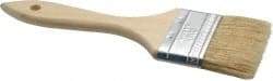 Premier Paint Roller - 2-1/2" Hog Chip Brush - 1-3/4" Bristle Length, 6-1/4" Wood Handle - Americas Industrial Supply