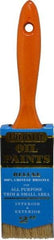 Premier Paint Roller - 2" Flat Hog Varnish Brush - 2-1/2" Bristle Length, 7" Wood Handle - Americas Industrial Supply