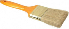 Premier Paint Roller - 2-1/2" Flat Hog Varnish Brush - 2-3/4" Bristle Length, 7" Wood Handle - Americas Industrial Supply