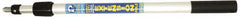 Premier Paint Roller - 4 to 8' Long Paint Roller Extension Pole - Stainless Steel - Americas Industrial Supply