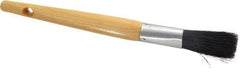 Premier Paint Roller - 3/8" Oval Hog Sash Brush - 2" Bristle Length, 6" Wood Handle - Americas Industrial Supply