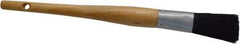 Premier Paint Roller - 5/8" Oval Hog Sash Brush - 2-1/4" Bristle Length, 6" Wood Handle - Americas Industrial Supply