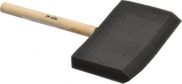 Premier Paint Roller - 4" Foam Foam Paint Brush - 2-3/4" Bristle Length, 4" Wood Handle - Americas Industrial Supply