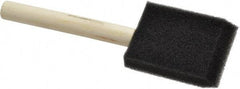 Premier Paint Roller - 2" Foam Foam Paint Brush - 2-1/2" Bristle Length, 4" Wood Handle - Americas Industrial Supply