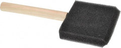 Premier Paint Roller - 3" Foam Foam Paint Brush - 2-1/2" Bristle Length, 4" Wood Handle - Americas Industrial Supply