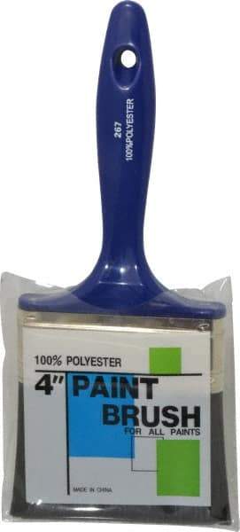 Premier Paint Roller - 4" Synthetic Wall Brush - 2-3/4" Bristle Length, 6-3/4" Plastic Handle - Americas Industrial Supply