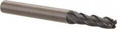 OSG - 5/32", 4 Flute, Single End, Solid Carbide, 0.03" Corner Radius End Mill - 2" OAL, 30° Helix, Right Hand Flute, 9/16" LOC, Right Hand Cut - Americas Industrial Supply