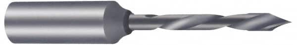 Onsrud - 8mm Cutting Diam x 30mm Length of Cut, 2 Flute, Upcut Spiral Router Bit - Uncoated, Right Hand Cut, Solid Carbide, 70mm OAL x 10mm Shank Diam, Through-Hole Boring Bit - Americas Industrial Supply