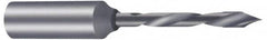 Onsrud - 8mm Cutting Diam x 30mm Length of Cut, 2 Flute, Upcut Spiral Router Bit - Uncoated, Right Hand Cut, Solid Carbide, 70mm OAL x 10mm Shank Diam, Through-Hole Boring Bit - Americas Industrial Supply