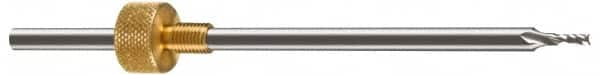 Onsrud - 1/16" Cutting Diam x 5/16" Length of Cut, 1 Flute, Upcut Spiral Router Bit - Uncoated, Right Hand Cut, Solid Carbide, 6-1/2" OAL x 11/64" Shank Diam, Single Edge - Americas Industrial Supply