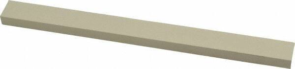 Made in USA - 800 Grit Aluminum Oxide Rectangular Polishing Stone - Super Fine Grade, 1/2" Wide x 6" Long x 1/4" Thick - Americas Industrial Supply