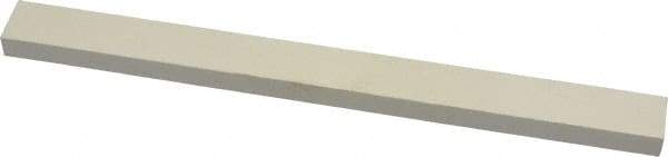 Made in USA - 900 Grit Aluminum Oxide Rectangular Polishing Stone - Super Fine Grade, 1/2" Wide x 6" Long x 1/4" Thick - Americas Industrial Supply