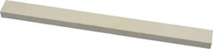 Made in USA - 900 Grit Aluminum Oxide Rectangular Polishing Stone - Super Fine Grade, 1/2" Wide x 6" Long x 1/4" Thick - Americas Industrial Supply