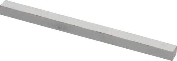 Made in USA - 1200 Grit Aluminum Oxide Square Polishing Stone - Ultra Fine Grade, 1/4" Wide x 4" Long x 1/4" Thick - Americas Industrial Supply