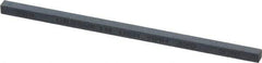 Made in USA - 320 Grit Silicon Carbide Square Polishing Stone - Extra Fine Grade, 5/32" Wide x 6" Long x 5/32" Thick - Americas Industrial Supply