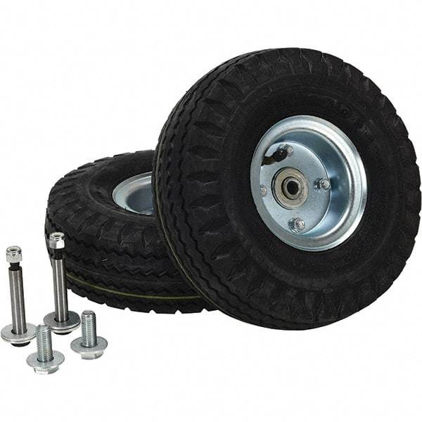 Vestil - 3-5/8" Wheel Width, Pneumatic Rear Wheel - Americas Industrial Supply