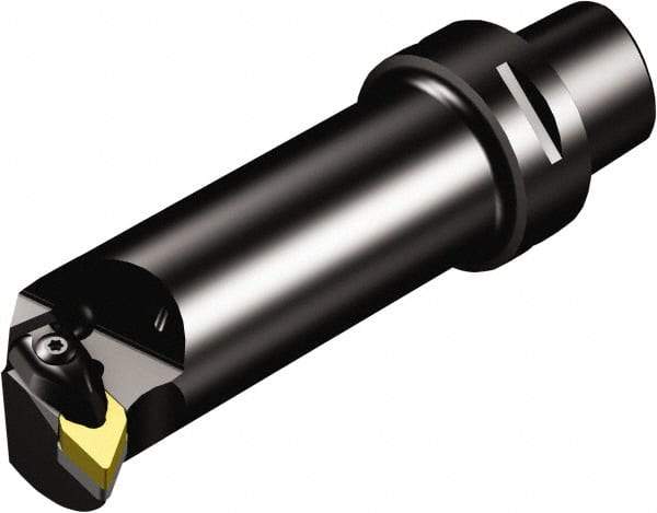 Sandvik Coromant - Right Hand Cut, Size C4, DNMG 442 Insert Compatiblity, Modular Turning & Profiling Cutting Unit Head - 27mm Ctr to Cutting Edge, 80mm Head Length, Through Coolant, Series T-Max P - Americas Industrial Supply