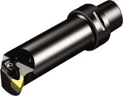 Sandvik Coromant - Right Hand Cut, Size C4, DNMG 442 Insert Compatiblity, Modular Turning & Profiling Cutting Unit Head - 27mm Ctr to Cutting Edge, 80mm Head Length, Through Coolant, Series T-Max P - Americas Industrial Supply