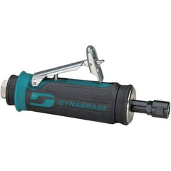 Dynabrade - 1/4" Collet, Straight Handle, Air Angle Die Grinder - 30,000 RPM, Rear Exhaust, 27 CFM, 0.4 hp, 90 psi, 1/4 NPT Inlet - Americas Industrial Supply