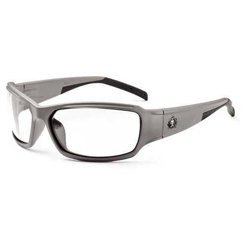 Thor Clear Lens Matte Gray Safety Glasses - Americas Industrial Supply