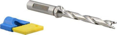 Iscar - 0.354" to 0.39" Diam, 8xD, 2.83" Max Depth, 1/2" Shank Diam, 5.23" OAL, Replaceable-Tip Drill - FCP, ICK, ICK-2M, ICM, ICP, iCP-2M Insert, 51101541 Toolholder, Series SumoCham - Americas Industrial Supply