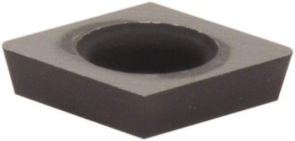 Kennametal - CDHB1.20.61 Grade KCU10 Carbide Turning Insert - AlTiN Finish, 80° Diamond, 5/32" Inscr Circle, 0.04 Thick, 1/64" Corner Radius - Americas Industrial Supply