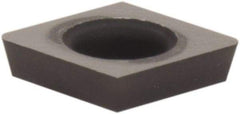 Kennametal - CDHB1.20.61 Grade KCU10 Carbide Turning Insert - AlTiN Finish, 80° Diamond, 5/32" Inscr Circle, 0.04 Thick, 1/64" Corner Radius - Americas Industrial Supply