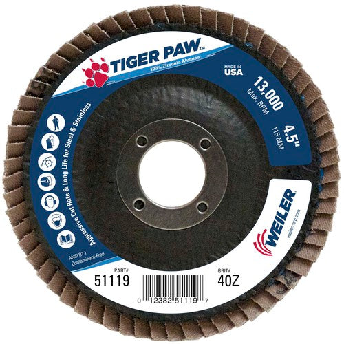 4 1/2 TIGER PAW ABRASIVE - Americas Industrial Supply