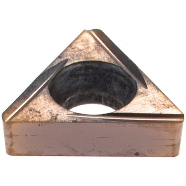 Sumitomo - TBGT521 FX Grade AC510U Carbide Turning Insert - TiAlN/AlCrN Finish, 60° Triangle, 5/32" Inscr Circle, 1/16" Thick, 1/64" Corner Radius - Americas Industrial Supply