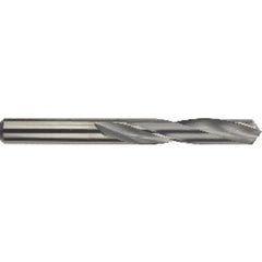 #41 Dia. × 0.096″ Shank × 1″ Flute Length × 2″ OAL, Standard, 118°, Bright, 2 Flute, External Coolant, Round Solid Carbide Drill Series/List #5374 - Americas Industrial Supply