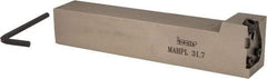 Iscar - MAHP, External, Left Hand, Indexable Grooving Tool Holder - 1-1/4" Shank Height, 1-1/4" Shank Width, 7" OAL - Americas Industrial Supply