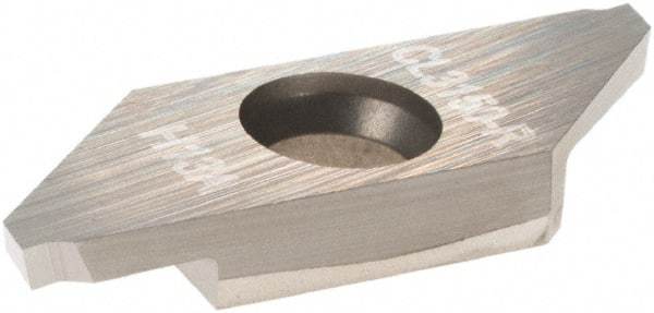 Sandvik Coromant - MACL3 MAC H13A Grade, 0.0591" Cutting Width, Carbide Cutoff Insert - 15° Left Hand Lead Angle, 0.002" Cnr Rad - Americas Industrial Supply