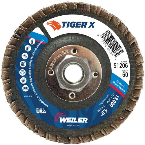 4 1/2 TIGER X FLAP DISC - Americas Industrial Supply