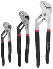 Blackhawk by Proto - 3 Piece Rib Lock Plier Set - Comes in Pouch - Americas Industrial Supply