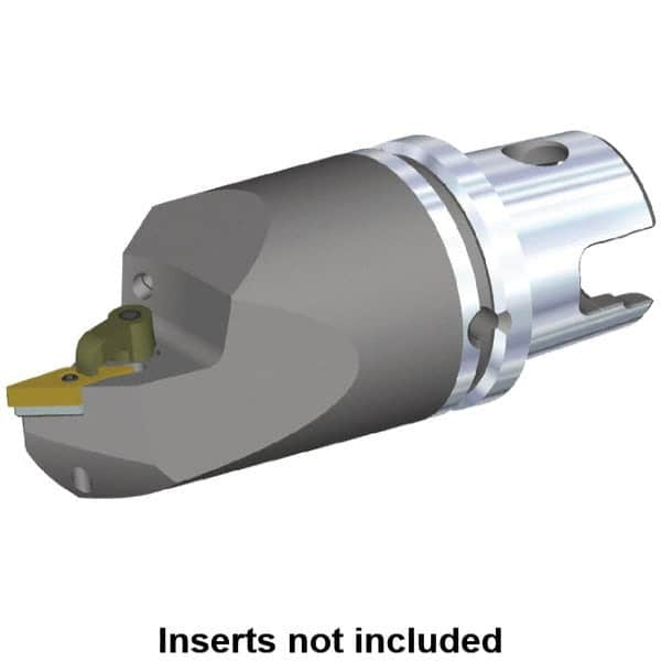 Kennametal - Right Hand Cut, Size KM63, VN.. Insert Compatiblity, Modular Turning & Profiling Cutting Unit Head - 115mm Head Length, Through Coolant, Series M-Clamping - Americas Industrial Supply