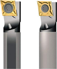 Seco - 13mm Min Bore Diam, 140mm OAL, 10mm Shank Diam, A-SCFC Indexable Boring Bar - 18mm Max Bore Depth, CC.. 0602.. Insert, Screw Holding Method - Americas Industrial Supply