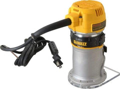 DeWALT - 16,000 to 27,000 RPM, 1.25 HP, 7 Amp, Fixed Base Electric Router - 115 Volts, 1/4 Inch Collet - Americas Industrial Supply