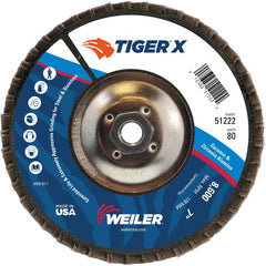 7X5/8-11 ARBOR 80X FLAP DISC - Americas Industrial Supply