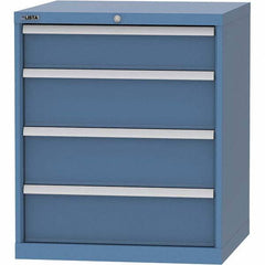 LISTA - 4 Drawer, 45 Compartment Bright Blue Steel Modular Storage Cabinet - Americas Industrial Supply