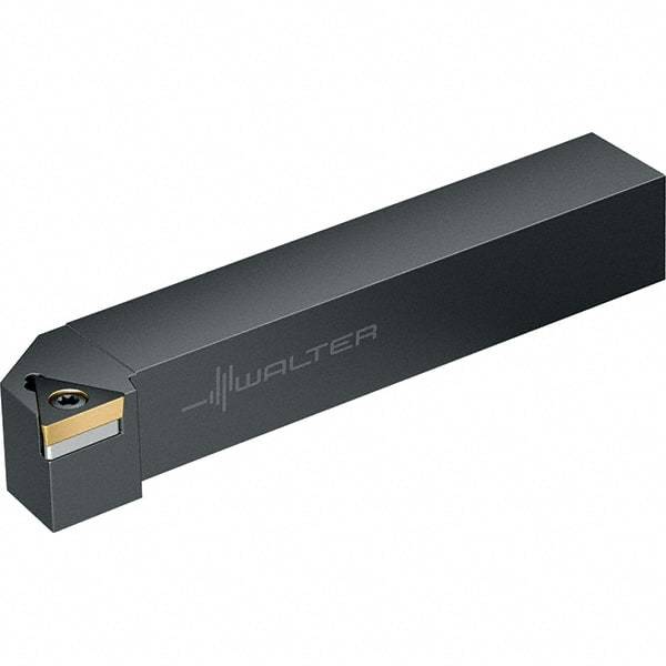 Walter - STGC, Left Hand Cut, 20mm Shank Height x 20mm Shank Width, Neutral Rake Indexable Turning Toolholder - 125mm OAL, TC..16T3.. Insert Compatibility, Series Walter Turn - Americas Industrial Supply